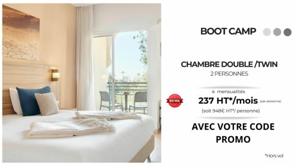 Acompte Chambre DOUBLE BC