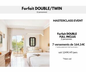 Acompte chambre double MC 2026