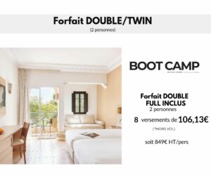 Acompte Chambre DOUBLE BC