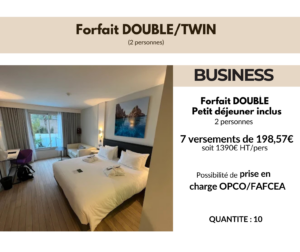 Acompte Forfait Double/Twin Corse