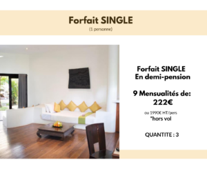 Forfait single Cambodge