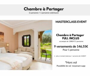 Marrakech 2027 - Chambre à partager
