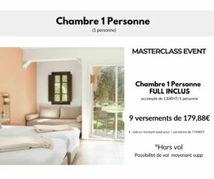 Marrakech 2027 - Chambre Solo